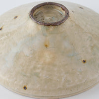 作家 中村哲雄 粉引 丸縁鉢(5寸)