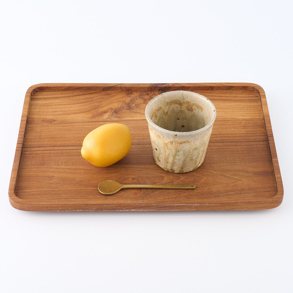 作家 中村哲雄 ベージュ フリーカップ ¥2,772 大人の焼き物