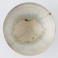 作家 中村哲雄 白釉 線鉢5寸