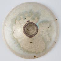 作家 中村哲雄 白釉 線鉢5寸