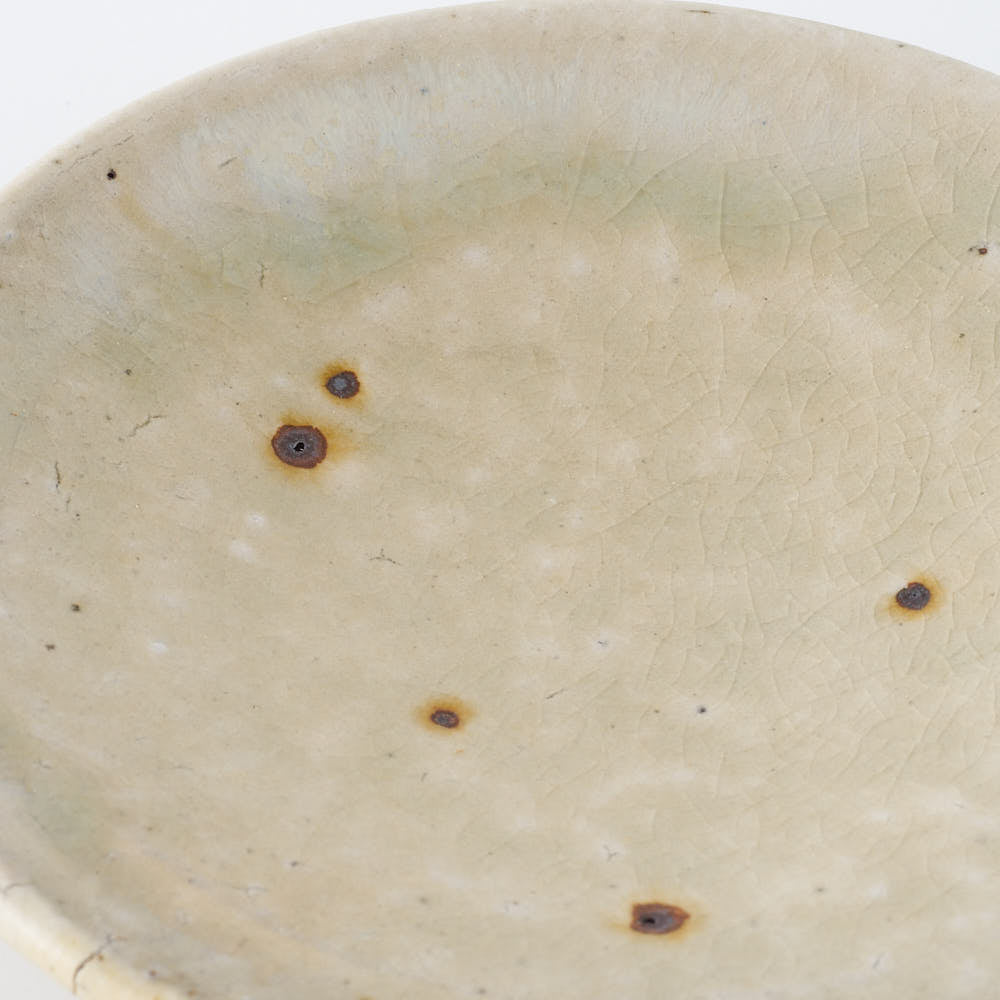 作家 中村哲雄 粉引 豆皿 作家 中村哲雄 陶磁器作家もの