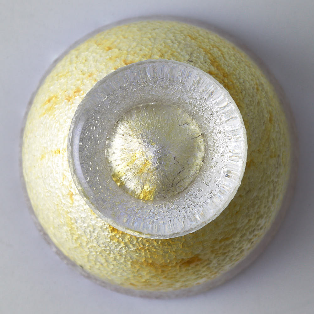 ガラス作家 三原なぎ asanoha 荅(とう) ぐい呑 ガラス作家 三原なぎ ガラスもの