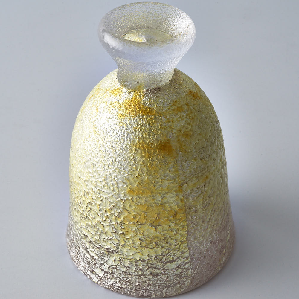 ガラス作家 三原なぎ asanoha 荅(とう) ぐい呑 ガラス作家 三原なぎ ガラスもの