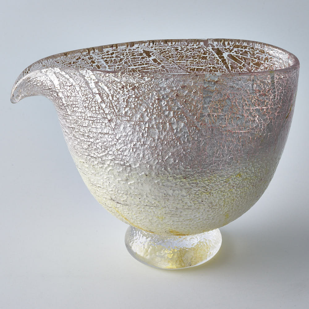 ガラス作家 三原なぎ asanoha 荅(とう) 片口 ガラス作家 三原なぎ ガラスもの