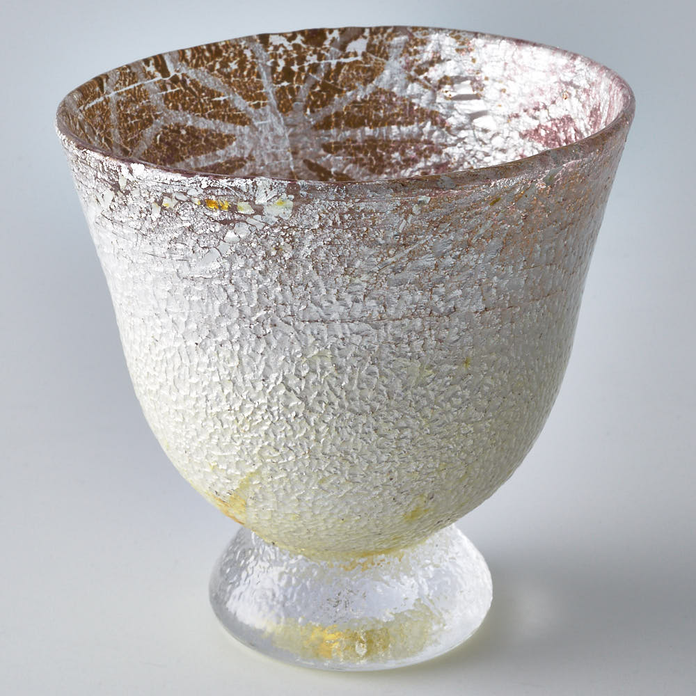 ガラス作家 三原なぎ asanoha 荅(とう) 冷茶グラス ガラス作家 三原なぎ ガラスもの