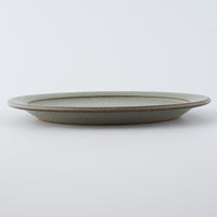 作家 長谷川哲也 洋皿18cm(緑青)