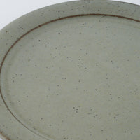 作家 長谷川哲也 洋皿18cm(緑青)