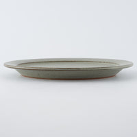 作家 長谷川哲也 洋皿21cm(緑青)