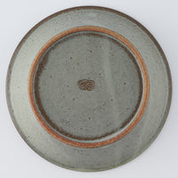 作家 長谷川哲也 浅鉢18cm(緑青)