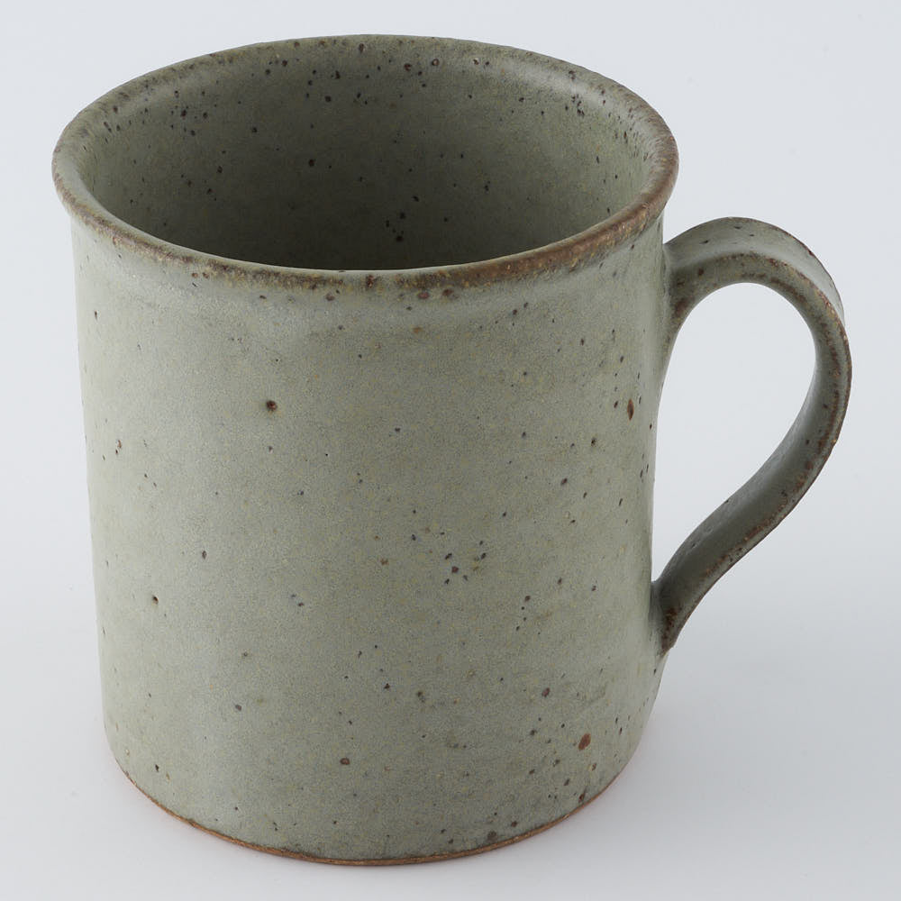 作家 長谷川哲也 マグ(緑青) 作家 長谷川哲也 陶磁器作家もの