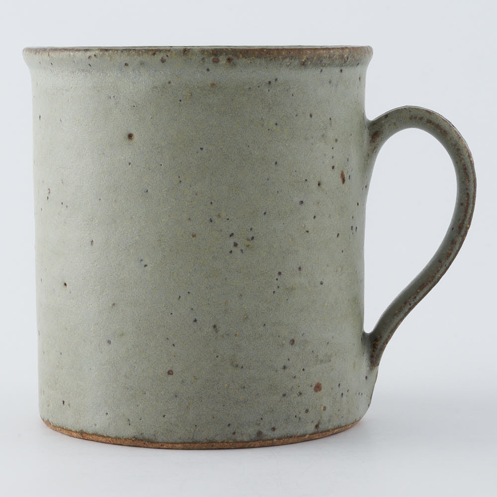 作家 長谷川哲也 マグ(緑青) 作家 長谷川哲也 陶磁器作家もの