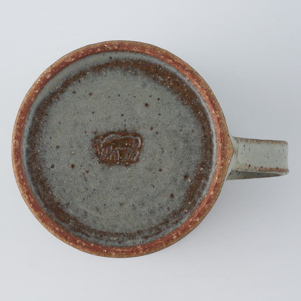 作家 長谷川哲也 マグ(緑青) 作家 長谷川哲也 陶磁器作家もの