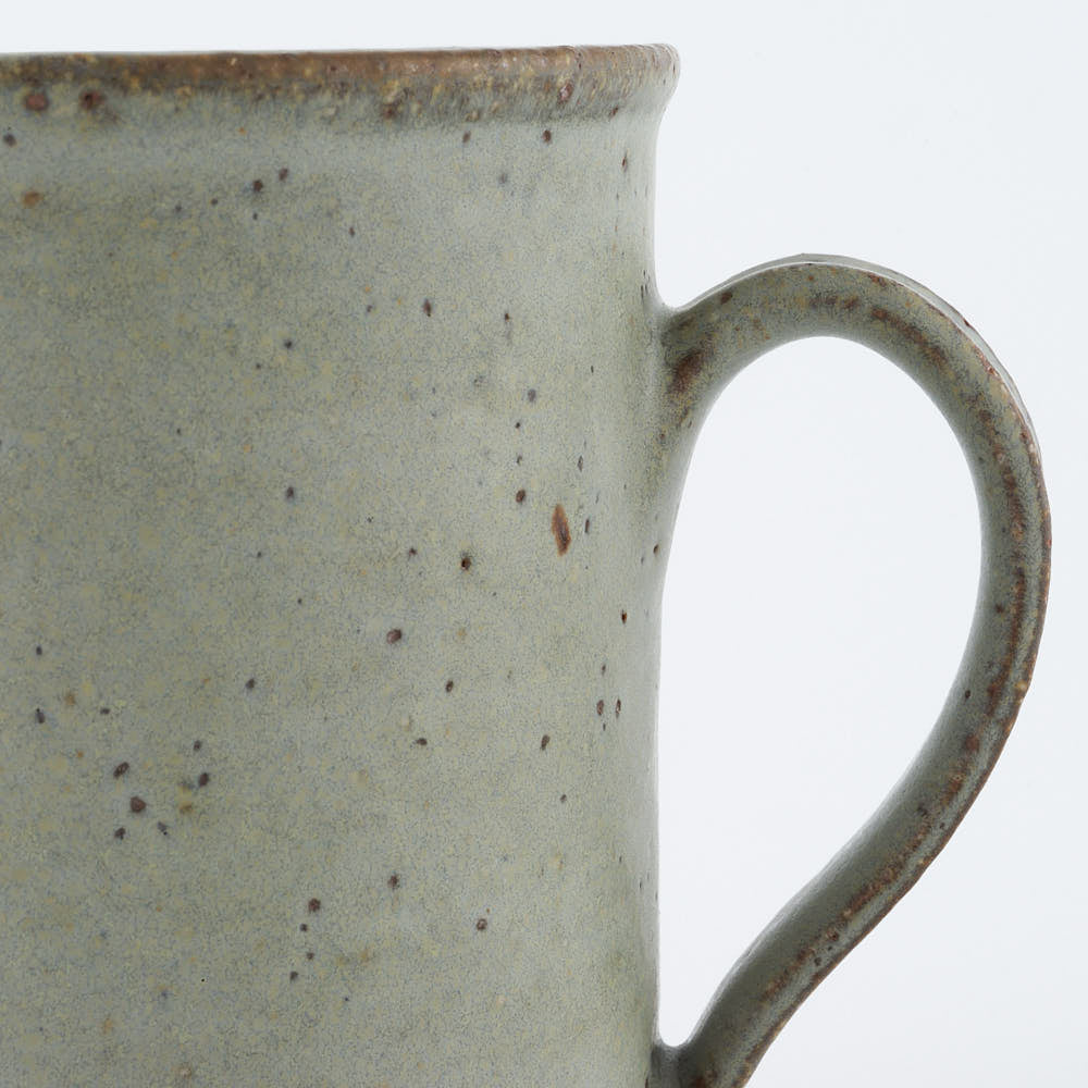 作家 長谷川哲也 マグ(緑青) 作家 長谷川哲也 陶磁器作家もの