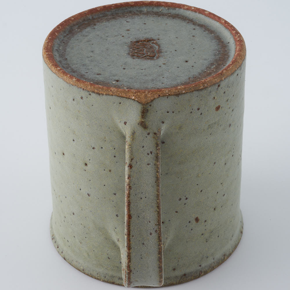 作家 長谷川哲也 マグ(緑青) 作家 長谷川哲也 陶磁器作家もの