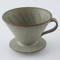 作家 長谷川哲也 ドリッパー(緑青) 作家 長谷川哲也 陶磁器作家もの