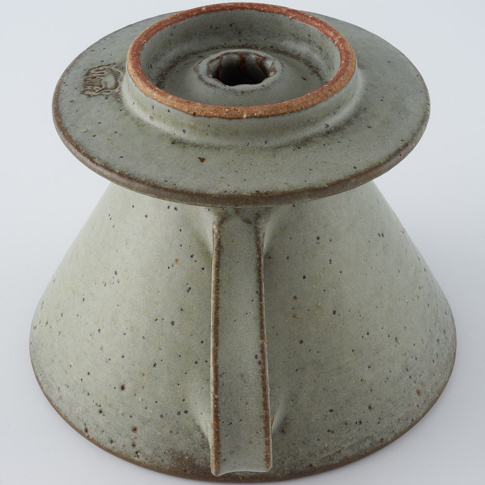 作家 長谷川哲也 ドリッパー(緑青) 作家 長谷川哲也 陶磁器作家もの