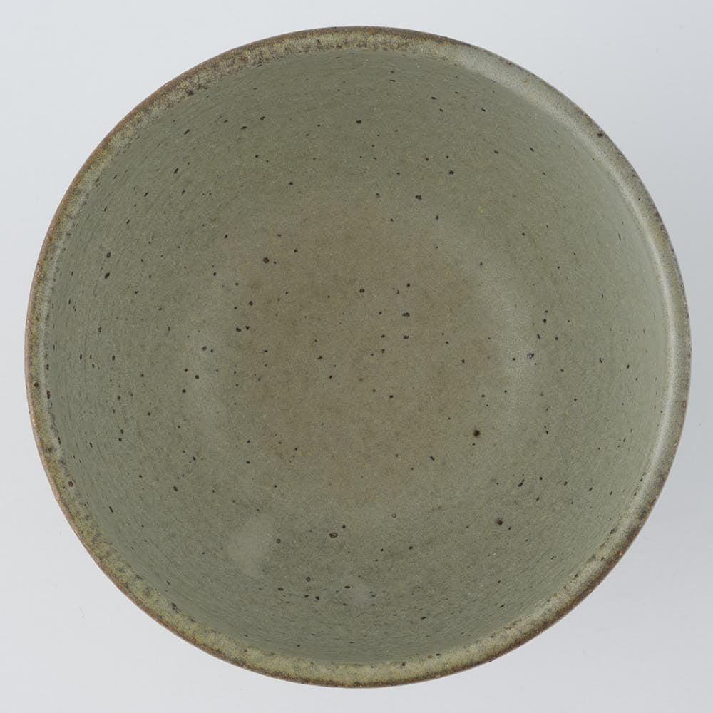 作家 長谷川哲也 お茶碗(緑青) 作家 長谷川哲也 陶磁器作家もの