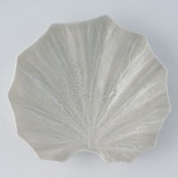 作家 前田麻美 灰青釉 石蕗の葉 四寸皿