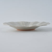 作家 前田麻美 灰青釉 石蕗の葉 四寸皿