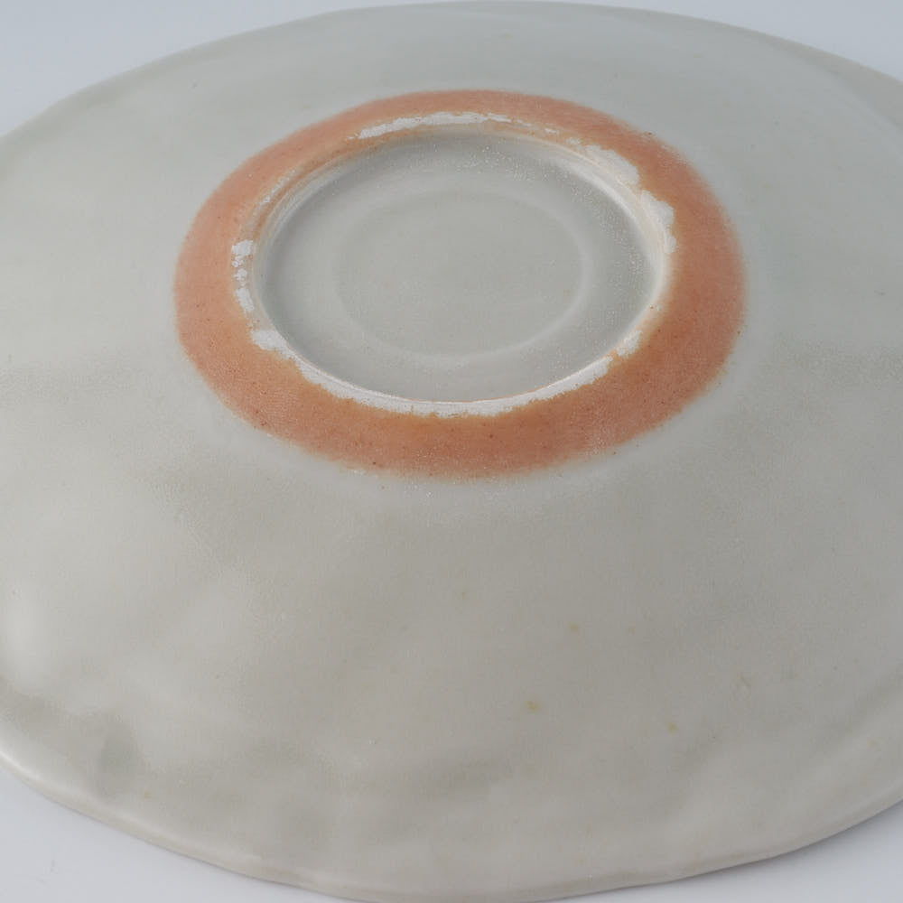 作家 前田麻美 灰青釉 ウンベラータ 五寸皿