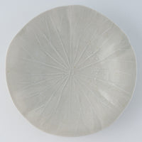 作家 前田麻美 灰青釉 蓮の葉 六寸皿 作家 前田麻美 陶磁器作家もの