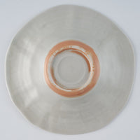 作家 前田麻美 灰青釉 蓮の葉 六寸皿 作家 前田麻美 陶磁器作家もの