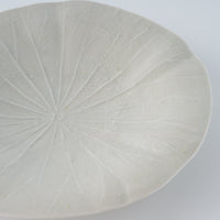 作家 前田麻美 灰青釉 蓮の葉 六寸皿 作家 前田麻美 陶磁器作家もの