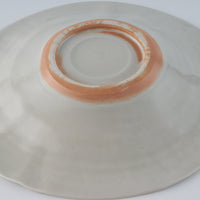 作家 前田麻美 灰青釉 蓮の葉 六寸皿 作家 前田麻美 陶磁器作家もの