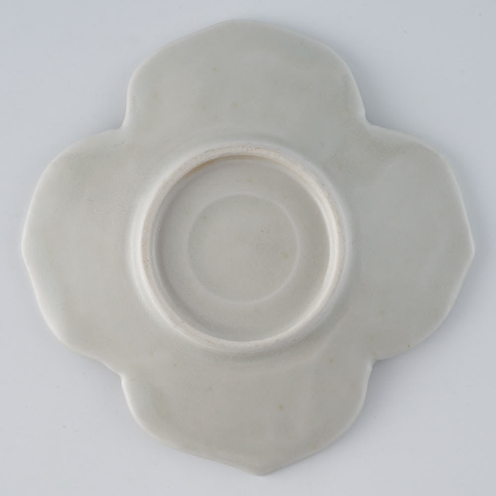 作家 前田麻美 灰青釉 紫陽花 小皿
