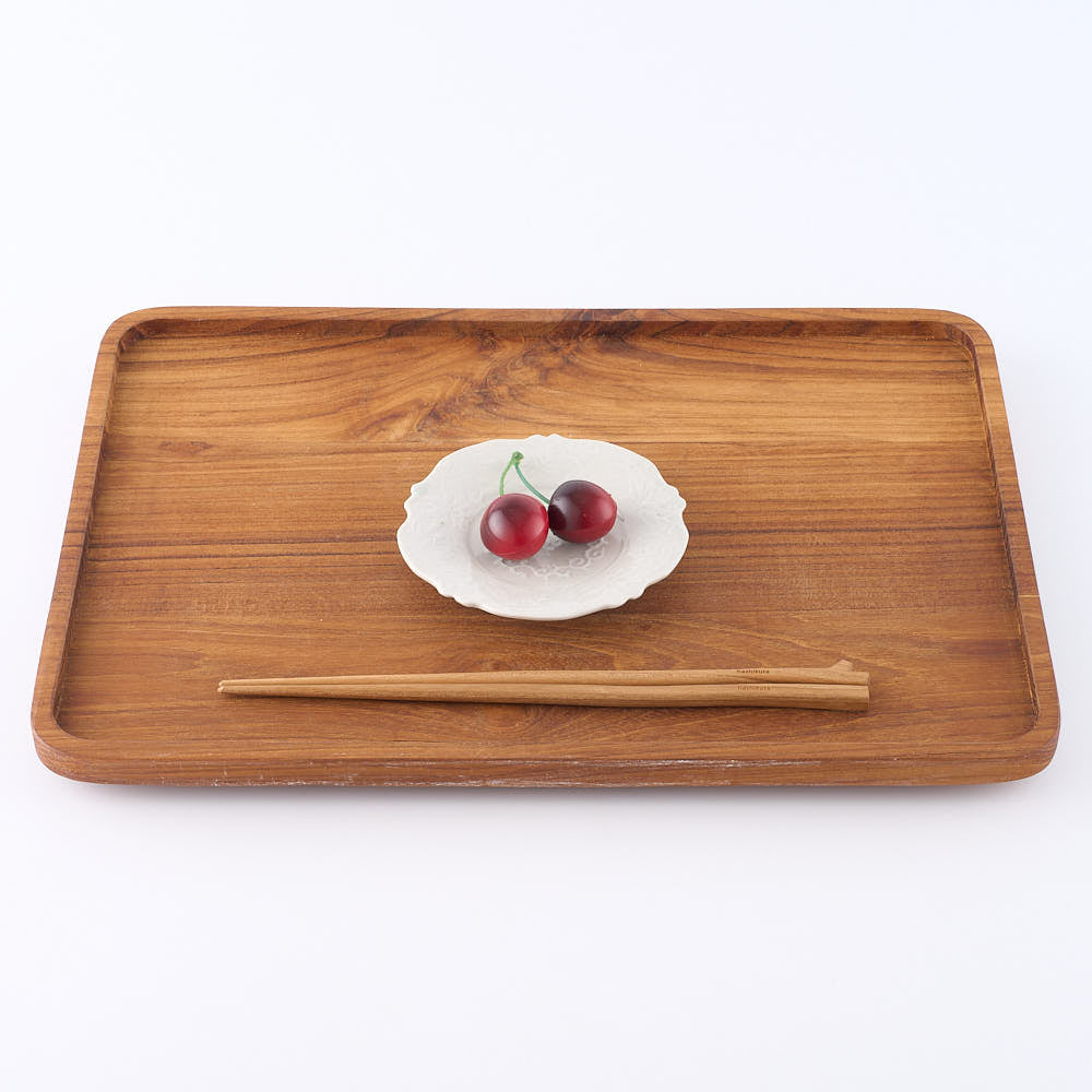 作家 前田麻美 青白磁 花唐草稜花 豆皿