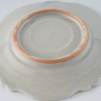 作家 前田麻美 青白磁 花唐草稜花 豆皿