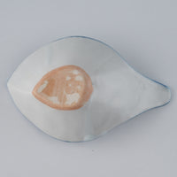 作家 前田麻美 染付 花唐草 れんげ 作家 前田麻美 陶磁器作家もの