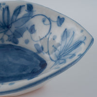 作家 前田麻美 染付 花唐草 れんげ 作家 前田麻美 陶磁器作家もの