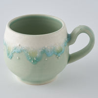 作家 佐藤美季 コーヒーカップ(グリーン)