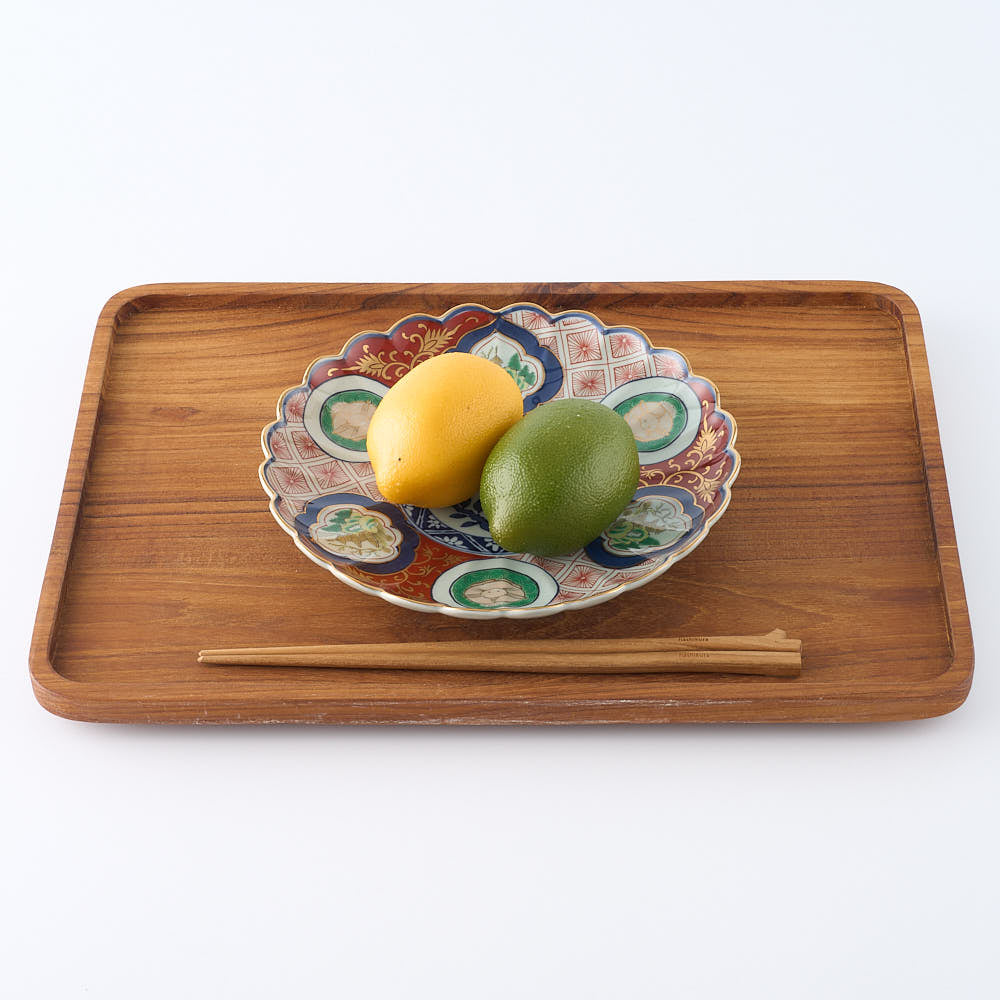 2198 波佐見焼 林九郎窯 富士型雲海山水 皿 5客 時代物 2198 波佐見焼