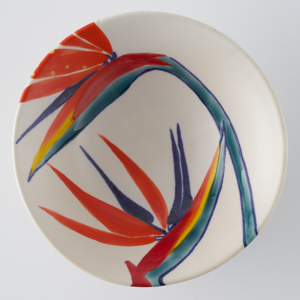 作家 武田朋己 碗（小） 極楽鳥花 ¥8,800 大人の焼き物