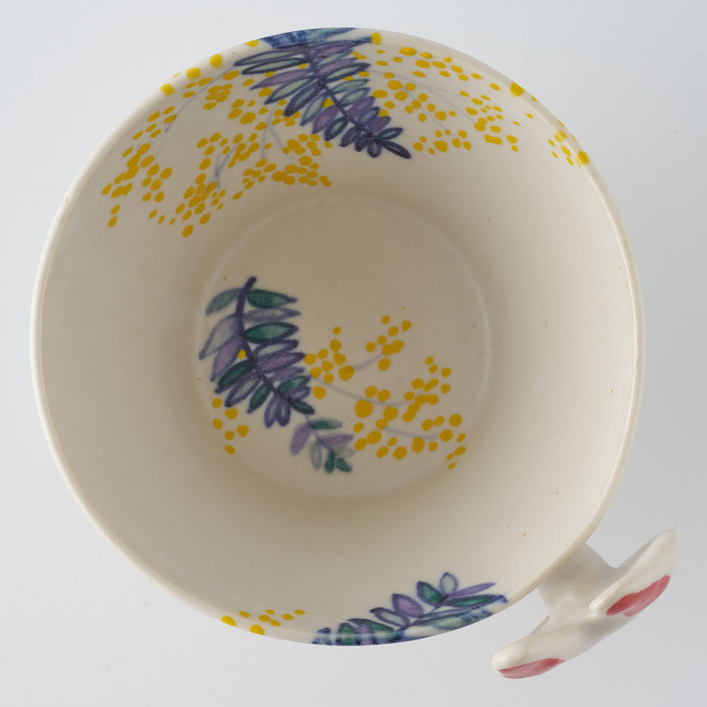 作家 武田朋己 スープカップハーフ うさぎ 2025 ¥9,900 大人の焼き物