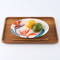 作家 武田朋己 おかずプレート 極楽鳥花