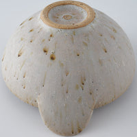 作家 住田文生 マット釉(胡麻)耳付き鉢 大