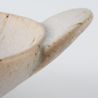 作家 住田文生 マット釉(胡麻)手付き小皿