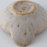 作家 住田文生 マット釉(胡麻)手付き小皿