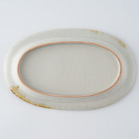 作家 鈴木まどか 安南彫花紋オーバル大皿