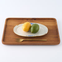 作家 鈴木まどか 安南彫花紋オーバル大皿