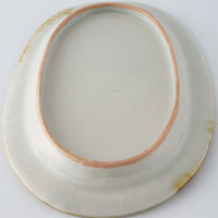 作家 鈴木まどか 安南彫花紋オーバル大皿