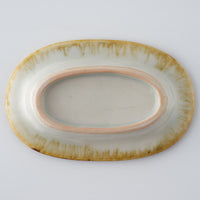 作家 鈴木まどか 安南彫花紋オーバル小皿