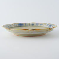 作家 鈴木まどか 輪花彫花紋八寸皿