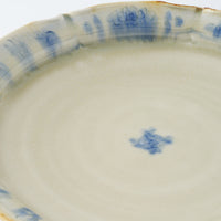 作家 鈴木まどか 輪花彫花紋七寸皿