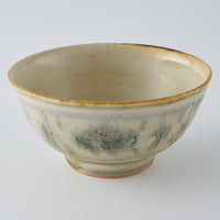 作家 鈴木まどか 彫花紋飯碗