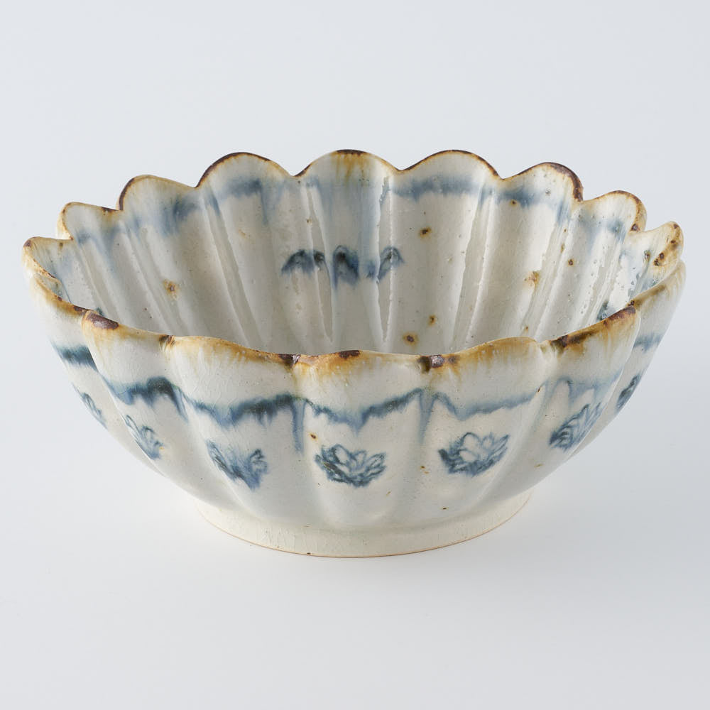 丹波焼 コウホ窯 市野吉記さん 安南手 輪花鉢 作家 市野吉記 安南手 輪花鉢 2 ¥8,800 大人の焼き物