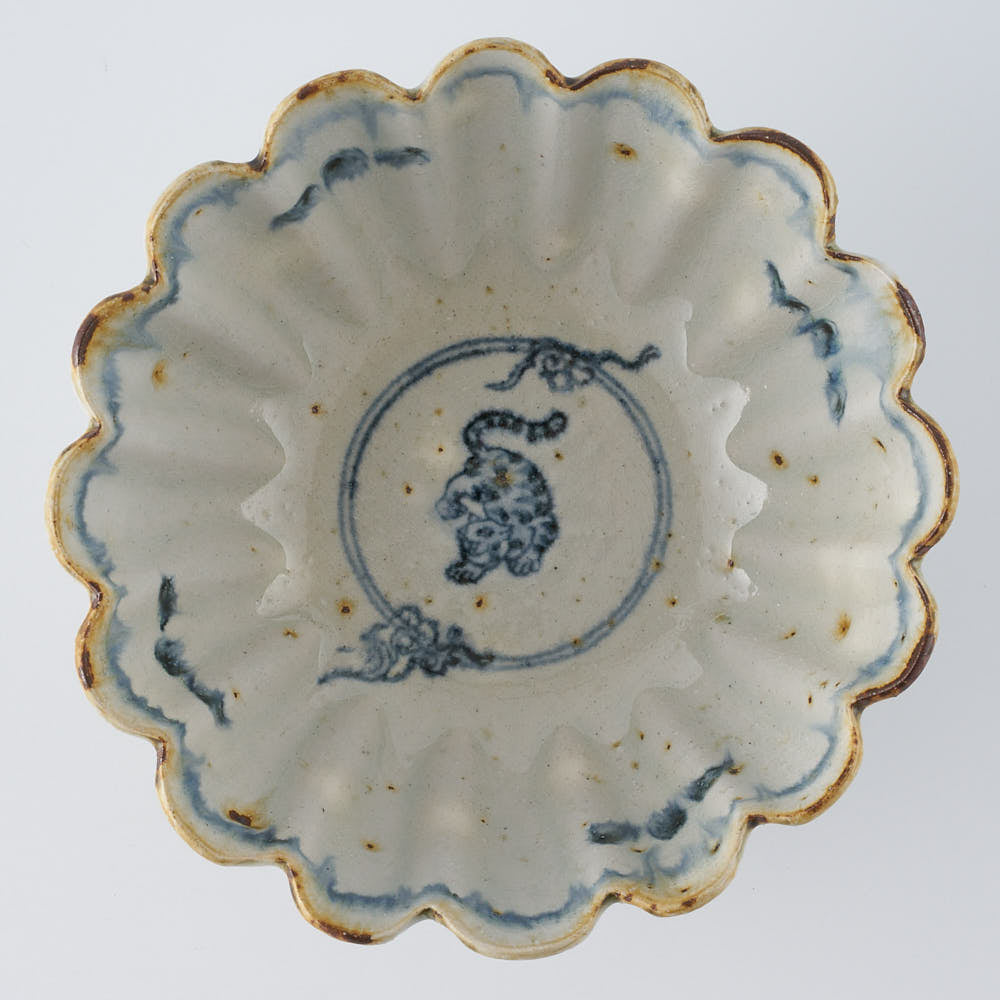 作家 市野吉記 安南手 輪花鉢 2 ¥8,800 大人の焼き物